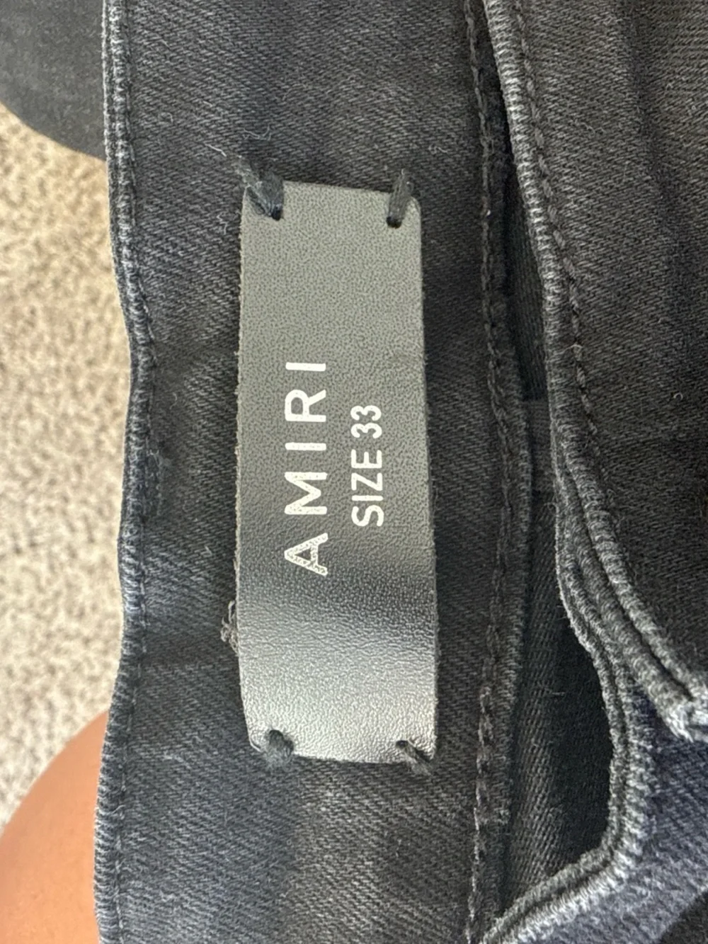 AMIRI Black Slim Men’s Jeans